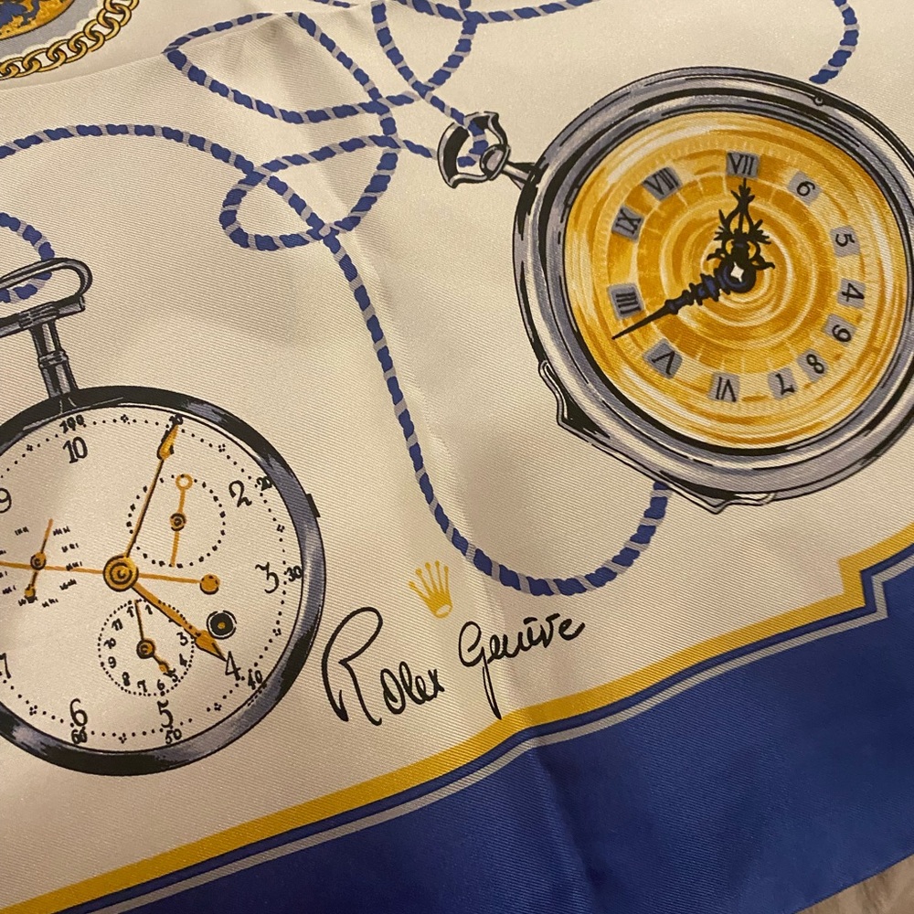 Vintage Rolex Silk Scarf